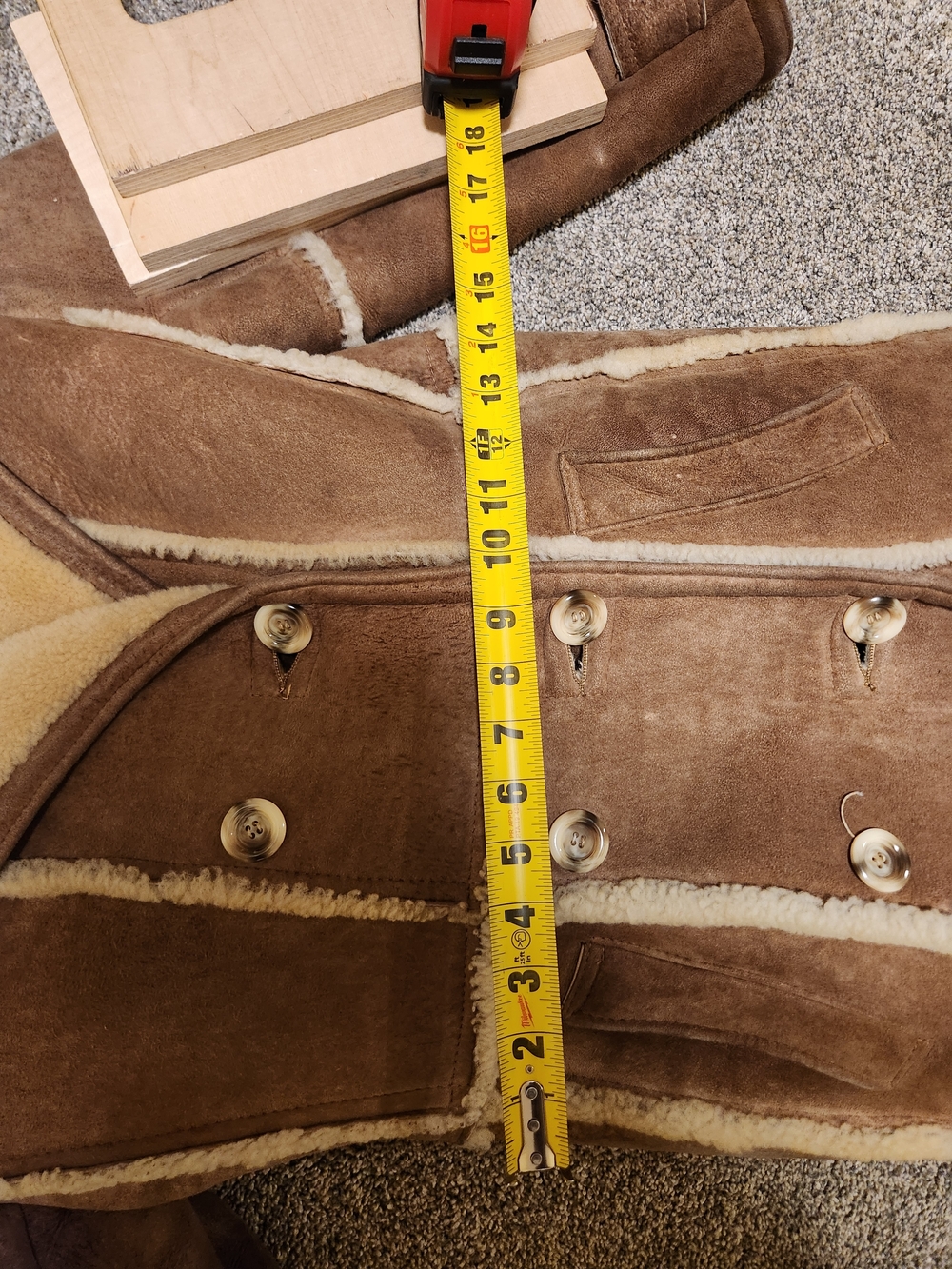 Long Classic Shearling Coat - Picture 4 of 8